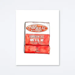 Atlanta Dairies Art Print