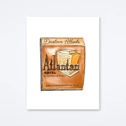 Atlantan Hotel Art Print