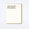 Being Cold Card