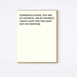 Favorite Card