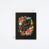 Garden Party Wreath Thank You Card