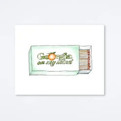 Georgia on My Mind Art Print