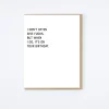 Give Fucks Card