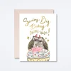 Hedge Hugs Birthday Card