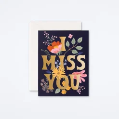 I Miss You Card