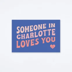 Loves You Charlotte Postcard