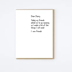New Friends Card
