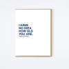 No Idea Card