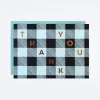 Pistachio Plaid Boxed Thank You Set