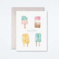 Popsicles Birthday Card