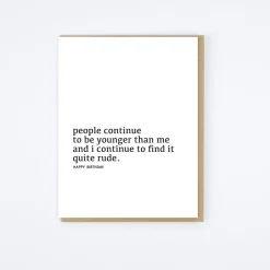 Quite Rude Card