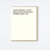 Song Lyrics Card