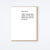The Answer Card