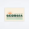 Thinking Of You Georgia Postcard