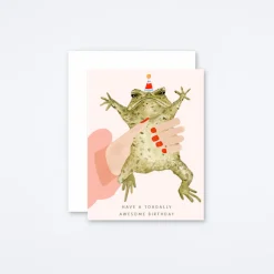 Toadally Awesome B-Day Card